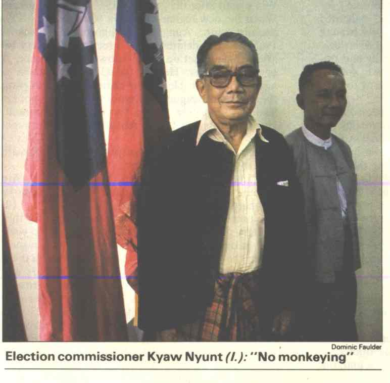 Burma 1990 election commission