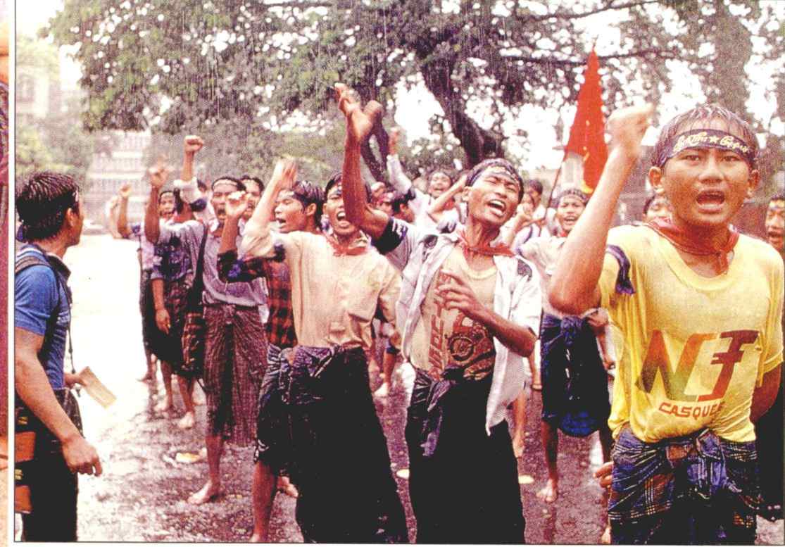 Burma 1988 Street protests